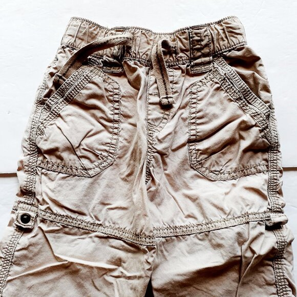 L.O.G.G. H&M Boys Pants Khaki Elastic Waist Pull On 12-18 Months - Picture 2 of 8
